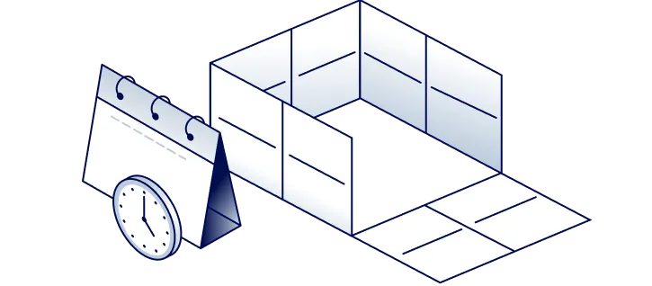 Pickup Illustration for Temporary Fence