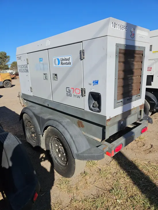 2013 Wacker Neuson G 70 Diesel Generator