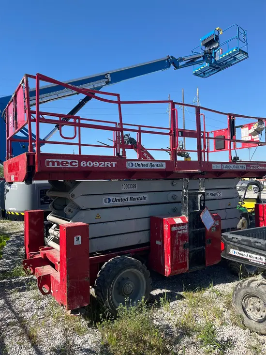 2017 MEC 6092RT Rough Terrain Scissor Lift