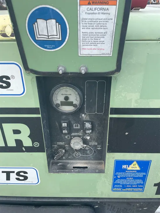 2018 Sullair 185DPQ-KU-T3 Air Compressor