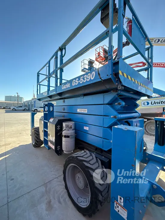 2017 Genie GS-5390 RT Rough Terrain Scissor Lift