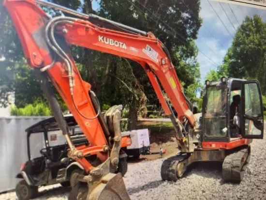 2019 Kubota KX080-4SR3A Mini Excavator