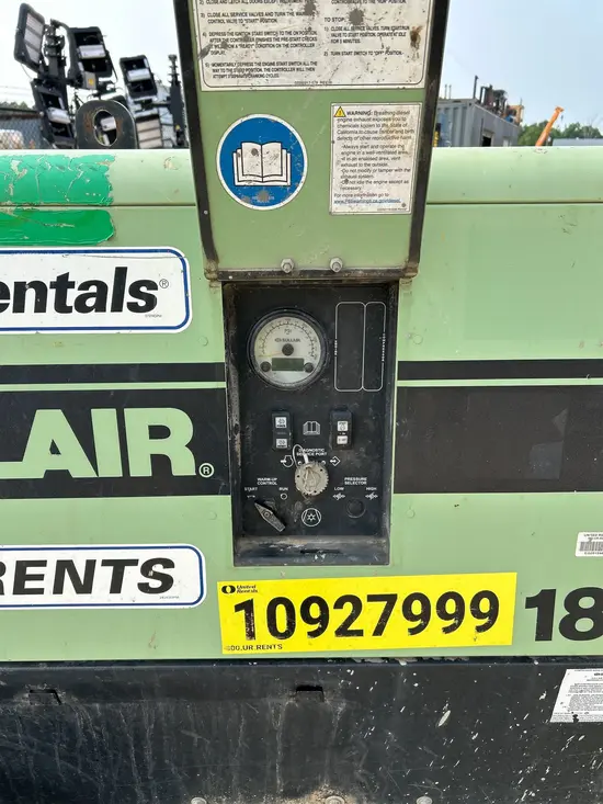 2019 Sullair 185DPQ-KU-T3 Air Compressor