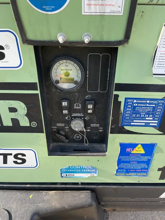 2018 Sullair 185DPQ-KU-T3 Air Compressor