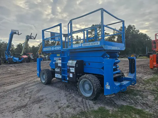 2018 Genie GS-4390 RT Rough Terrain Scissor Lift