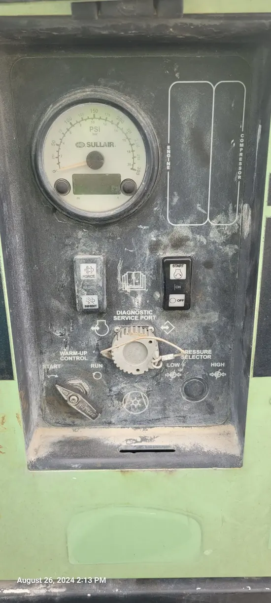 2018 Sullair 185DPQ-KU-T3 Air Compressor
