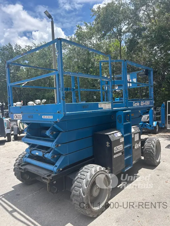 2017 Genie GS-4390 RT Rough Terrain Scissor Lift