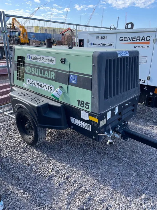 2019 Sullair 185DPQ-KU-T3 Air Compressor