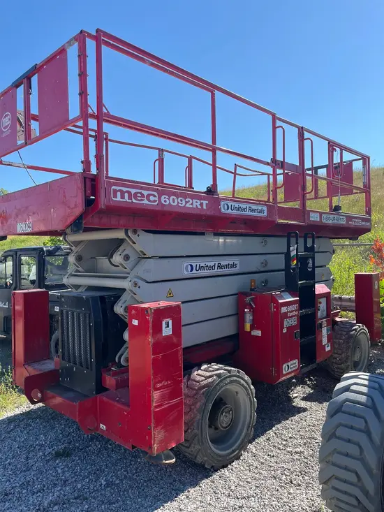 2017 MEC 6092RT Rough Terrain Scissor Lift
