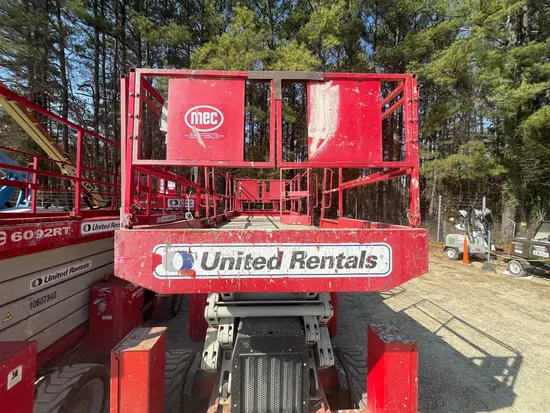 2017 MEC 6092RT Rough Terrain Scissor Lift