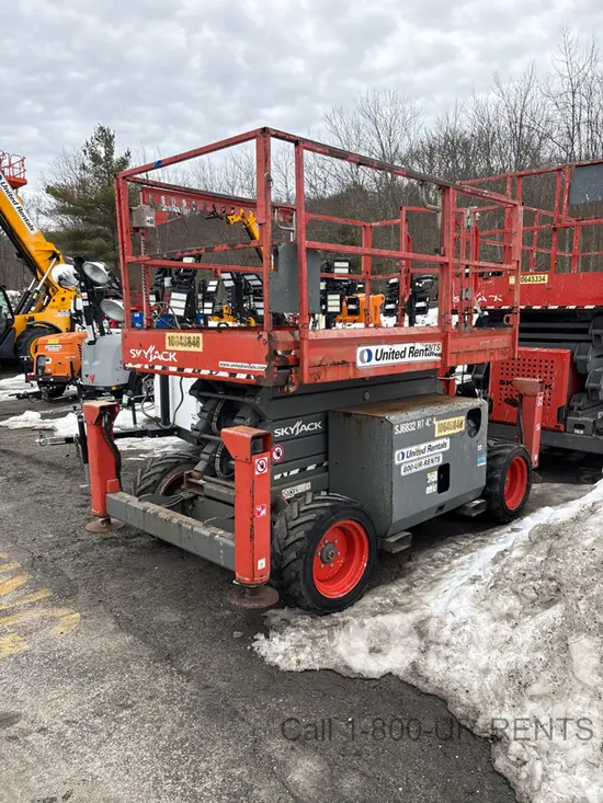 2017 Skyjack SJ6832RT Rough Terrain Scissor Lift