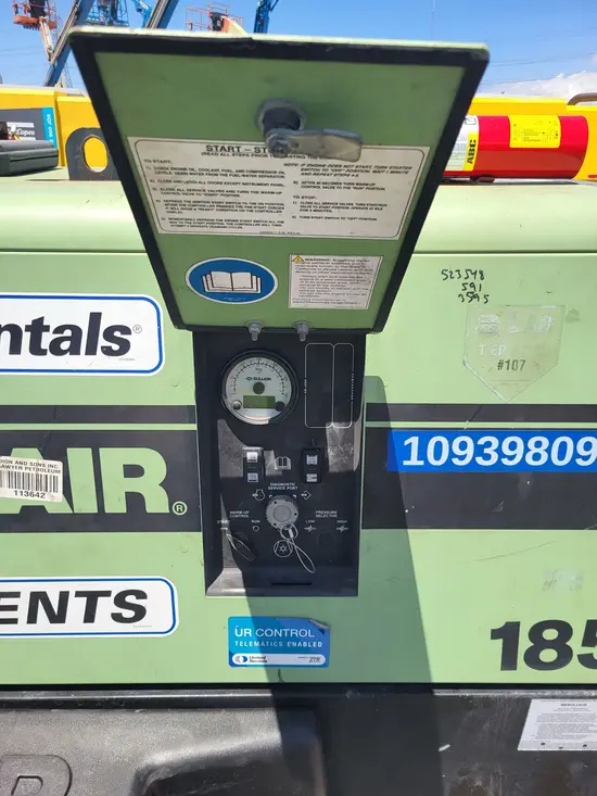 2019 Sullair 185DPQ-KU-T3 Air Compressor