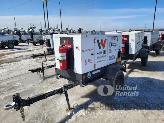2022 Wacker Neuson G25 T4F Diesel Generator