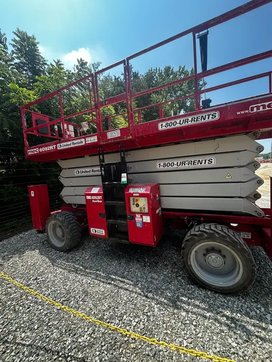2018 MEC 6092RT Rough Terrain Scissor Lift
