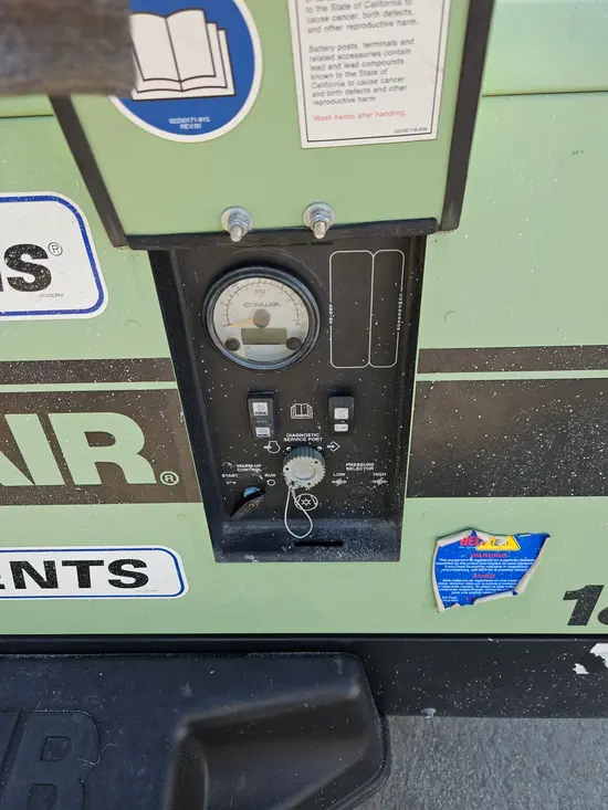 2019 Sullair 185DPQ-KU-T3 Air Compressor