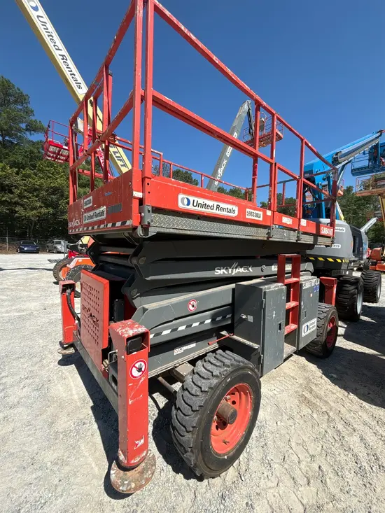 2018 Skyjack SJ8841RT Rough Terrain Scissor Lift