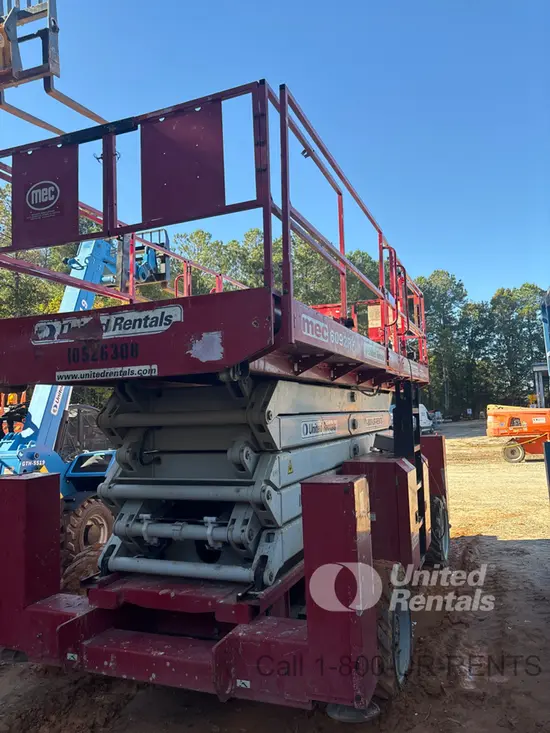 2016 MEC 6092RT Rough Terrain Scissor Lift