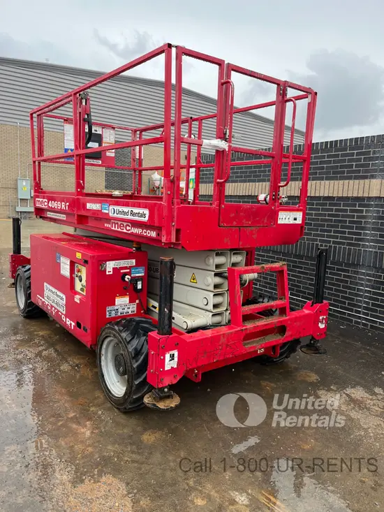 2017 MEC 4069RT Rough Terrain Scissor Lift