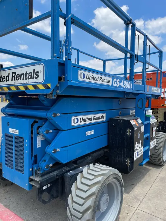 2021 Genie GS-4390 RT Rough Terrain Scissor Lift