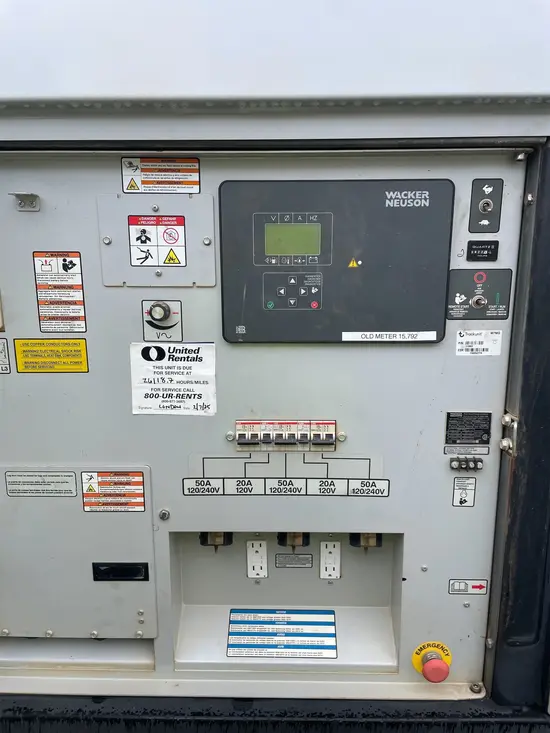 2017 Wacker Neuson G 50 Diesel Generator