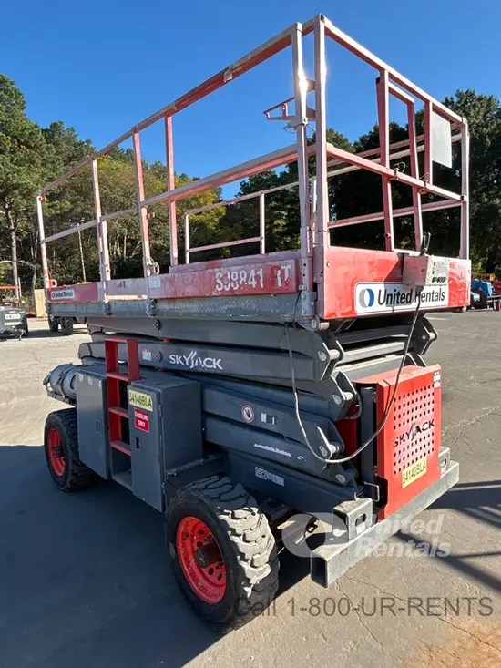 2017 Skyjack SJ8841RT Rough Terrain Scissor Lift