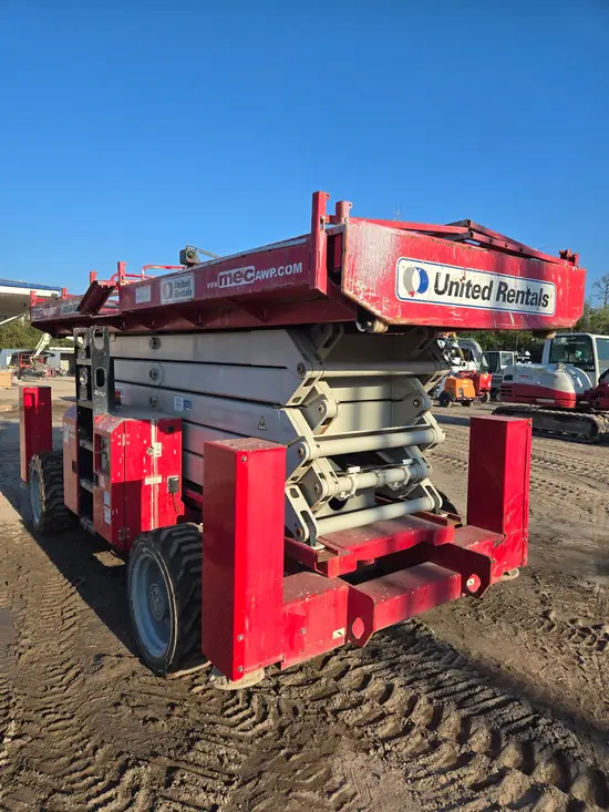 2017 MEC 6092RT Rough Terrain Scissor Lift