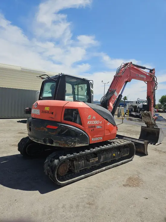 2019 Kubota KX080-4SR3A Mini Excavator