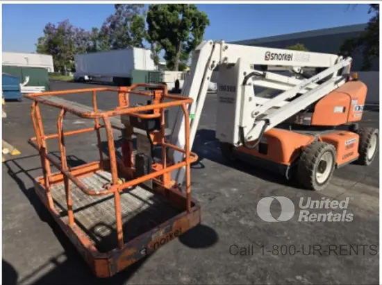 2017 Snorkel A46JE Articulating Boom Lift