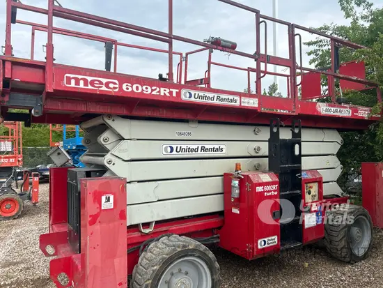 2017 MEC 6092RT Rough Terrain Scissor Lift