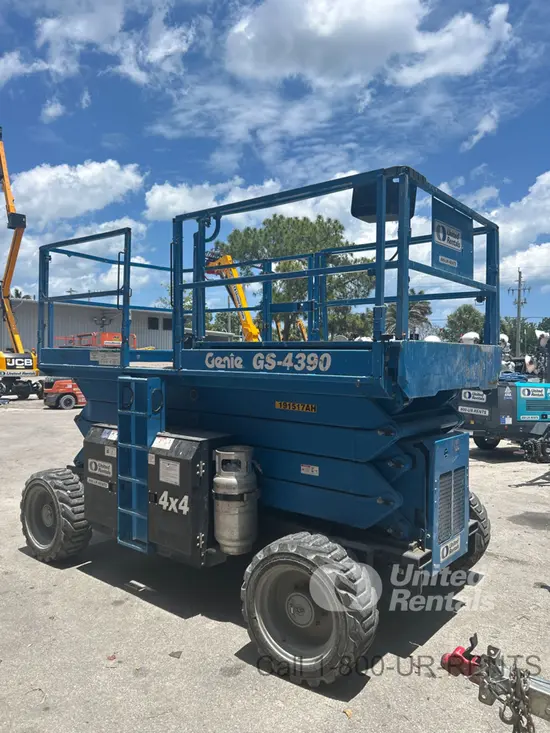 2017 Genie GS-4390 RT Rough Terrain Scissor Lift