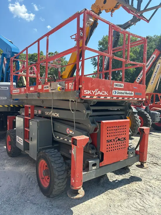 2018 Skyjack SJ8841RT Rough Terrain Scissor Lift