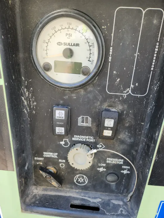 2018 Sullair 185DPQ-KU-T3 Air Compressor