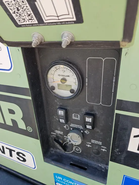 2019 Sullair 185DPQ-KU-T3 Air Compressor