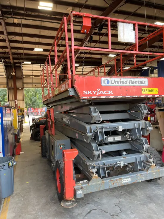 2017 Skyjack SJ9250RT Rough Terrain Scissor Lift