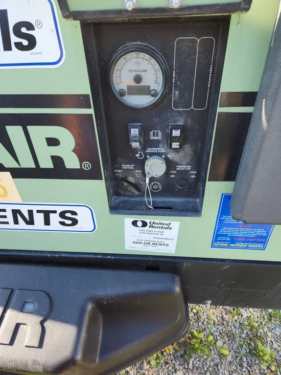 2018 Sullair 185DPQ-KU-T3 Air Compressor