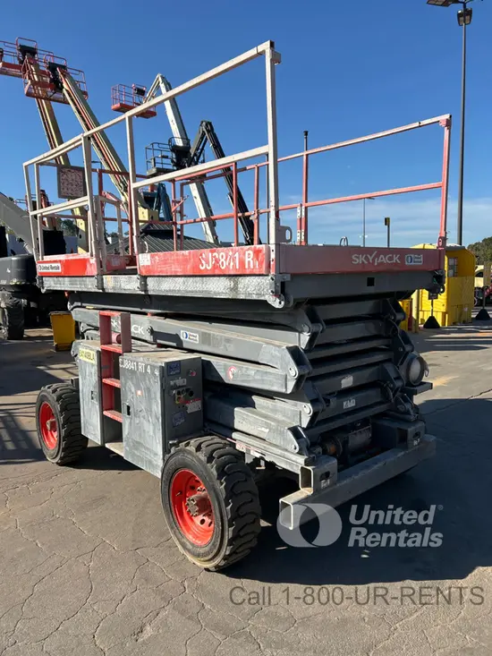 2017 Skyjack SJ8841RT Rough Terrain Scissor Lift