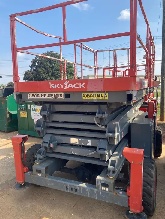 2018 Skyjack SJ8841RT Rough Terrain Scissor Lift