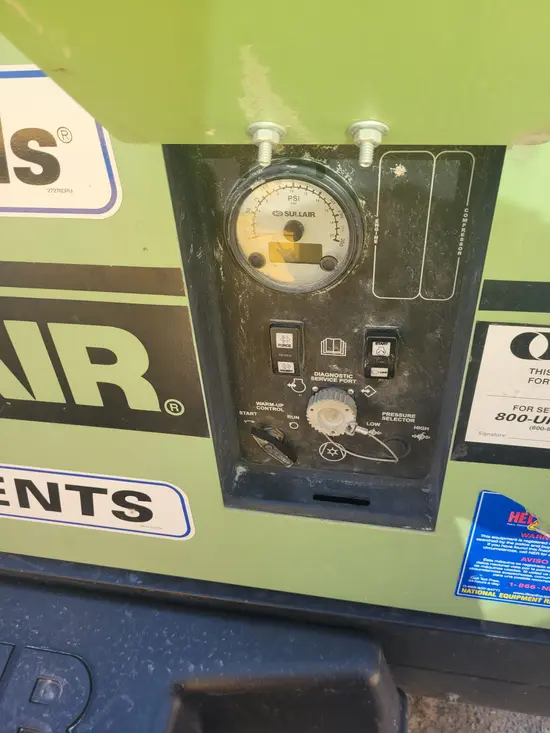 2018 Sullair 185DPQ-KU-T3 Air Compressor