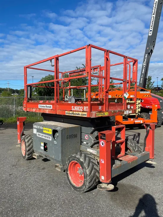2018 Skyjack SJ6832RT Rough Terrain Scissor Lift