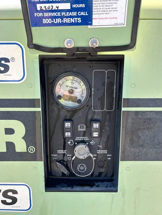 2018 Sullair 185DPQ-KU-T3 Air Compressor