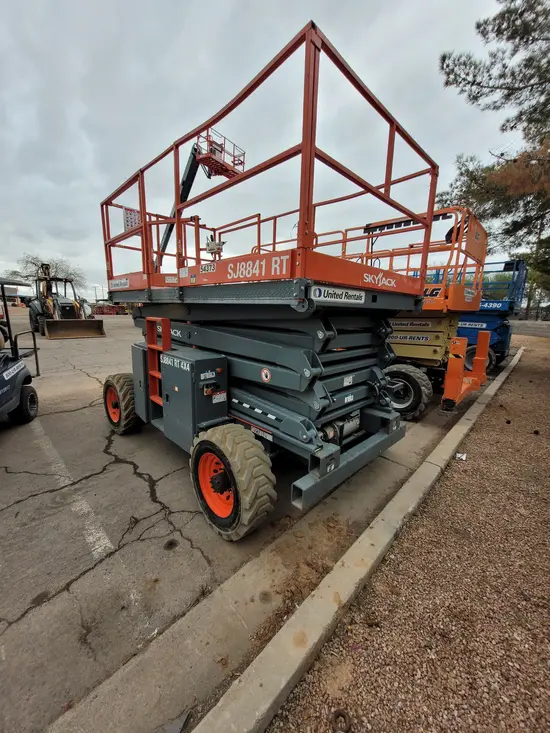 2017 Skyjack SJ8841RT Rough Terrain Scissor Lift
