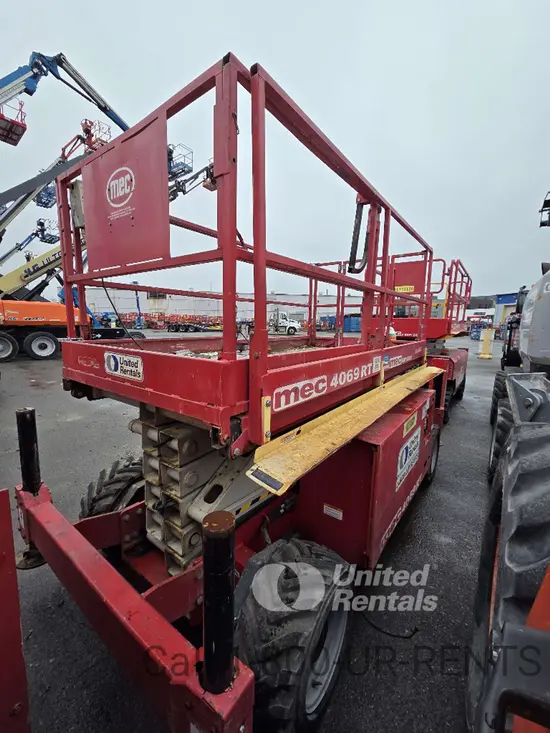 2017 MEC 4069RT Rough Terrain Scissor Lift