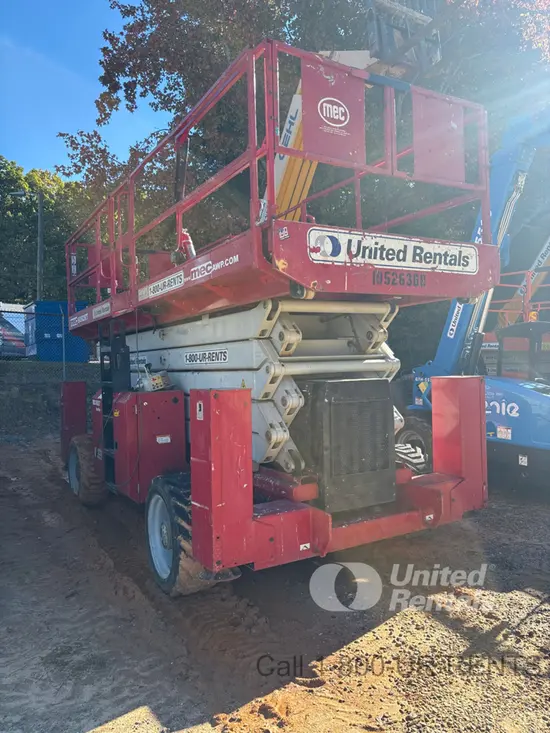 2016 MEC 6092RT Rough Terrain Scissor Lift
