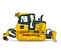 Yellow John Deere bulldozer