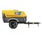 Yellow Atlas Copco towable air compressor