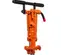 Orange Apt Air Rock Drill