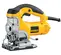 Yellow, gray and black DEWALT Jigsaw, Electric Powered