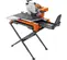 Orange and gray Husqvarna 10 inch electric tile saw