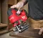 Red and black MILWAUKEE Jigsaw, Cordless, Electric Powered