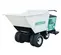 Green and white and black MULTIQUIP Concrete Buggy, 20-30 cubic yds., Gas Powered